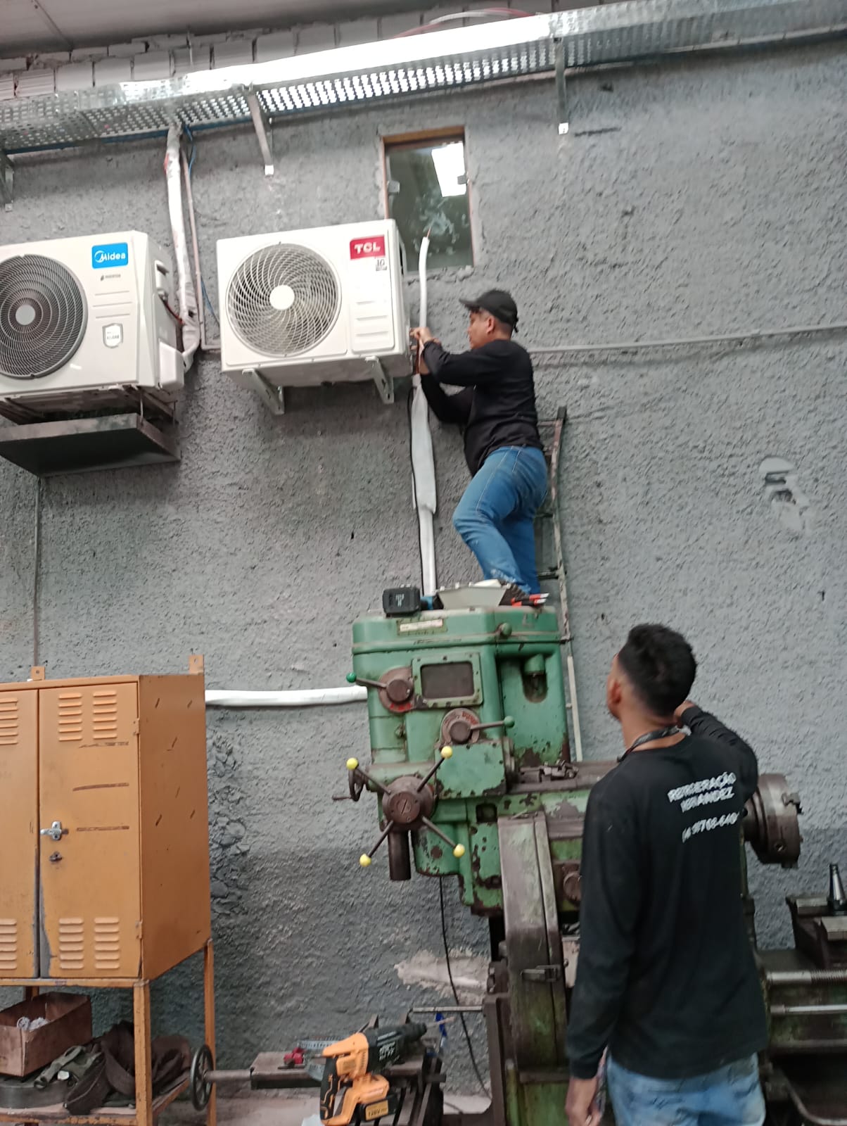 Manutenção de ar-condicionado residencial em Curitiba